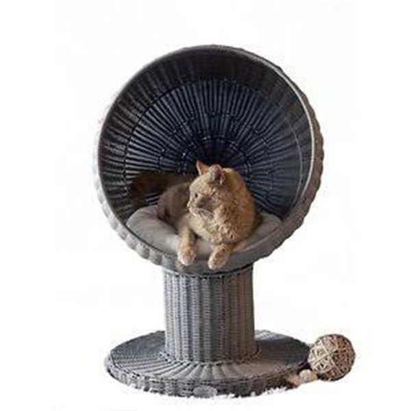 Unconditional Love Kitty Ball Cat Bed; Smoke UN486998